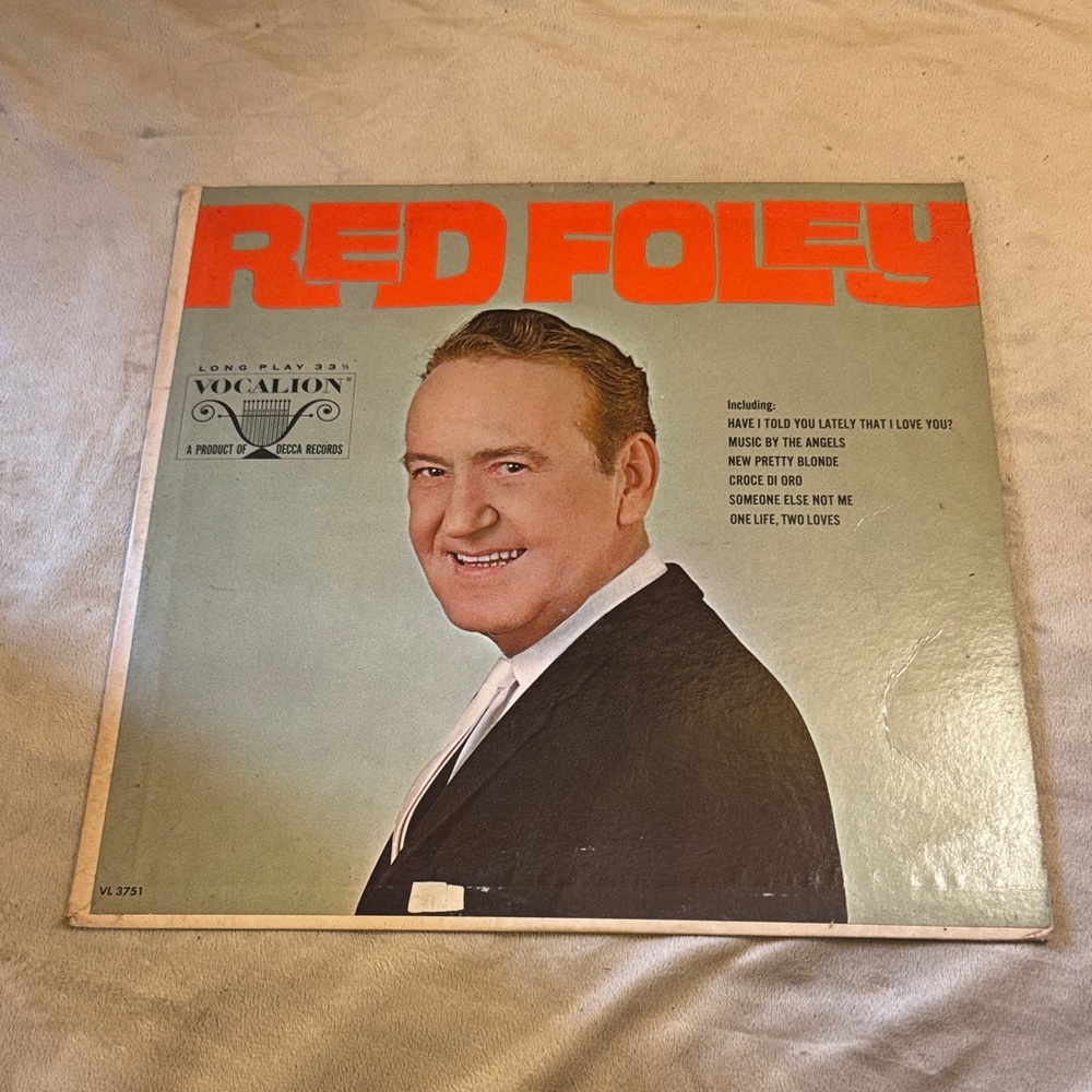 Red Foley Vinyl Record Album
